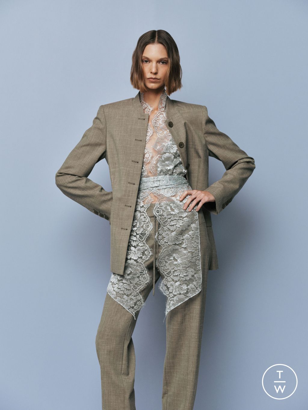 Fashion Week Paris Pre-Fall 2026 look 18 from the Christopher Esber collection womenswear
