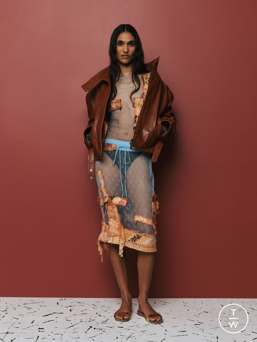 Fashion Week Paris Pre-Fall 2026 look 34 from the Christopher Esber collection 女装
