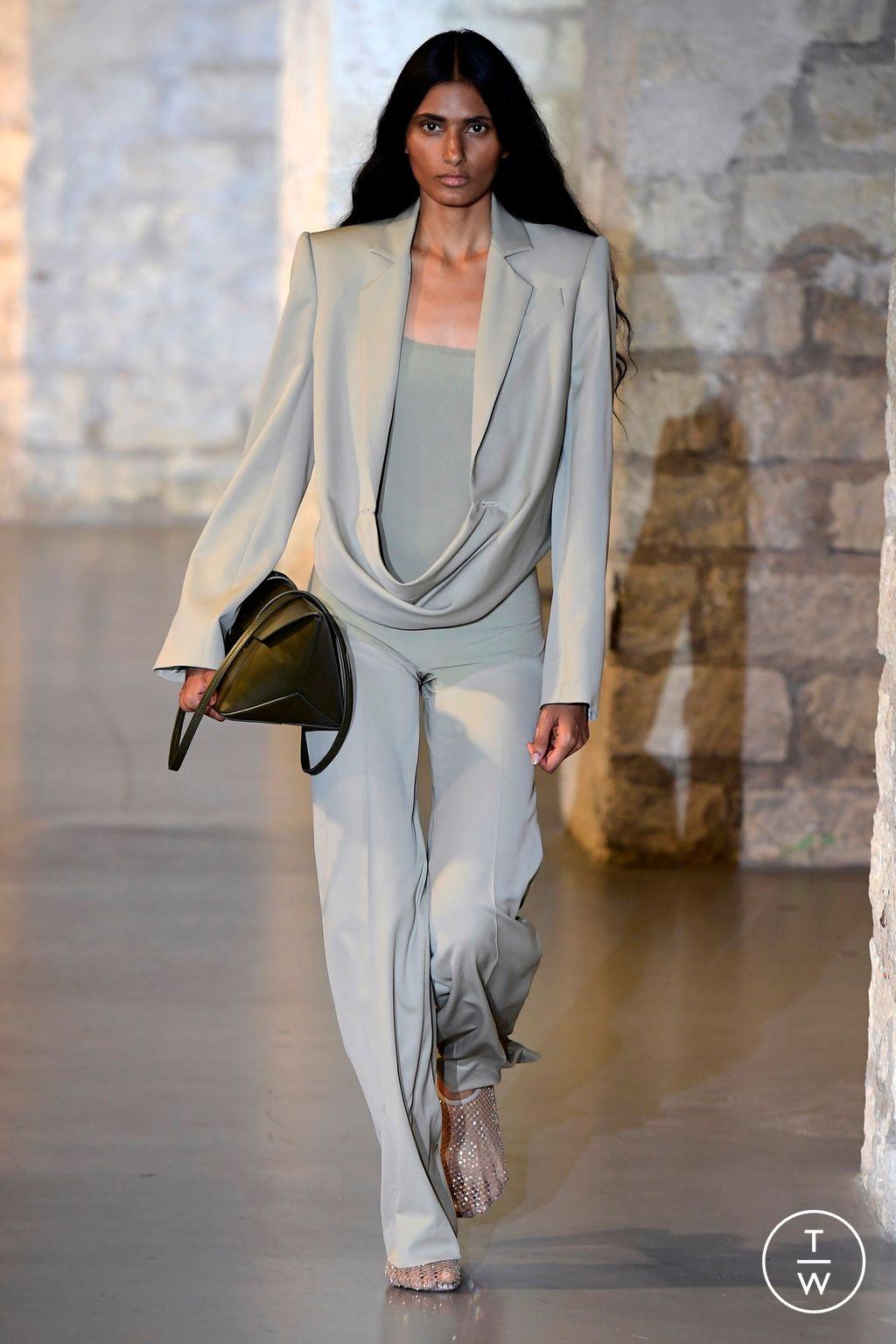 Fashion Week Paris Spring/Summer 2024 look 1 from the Christopher Esber collection womenswear