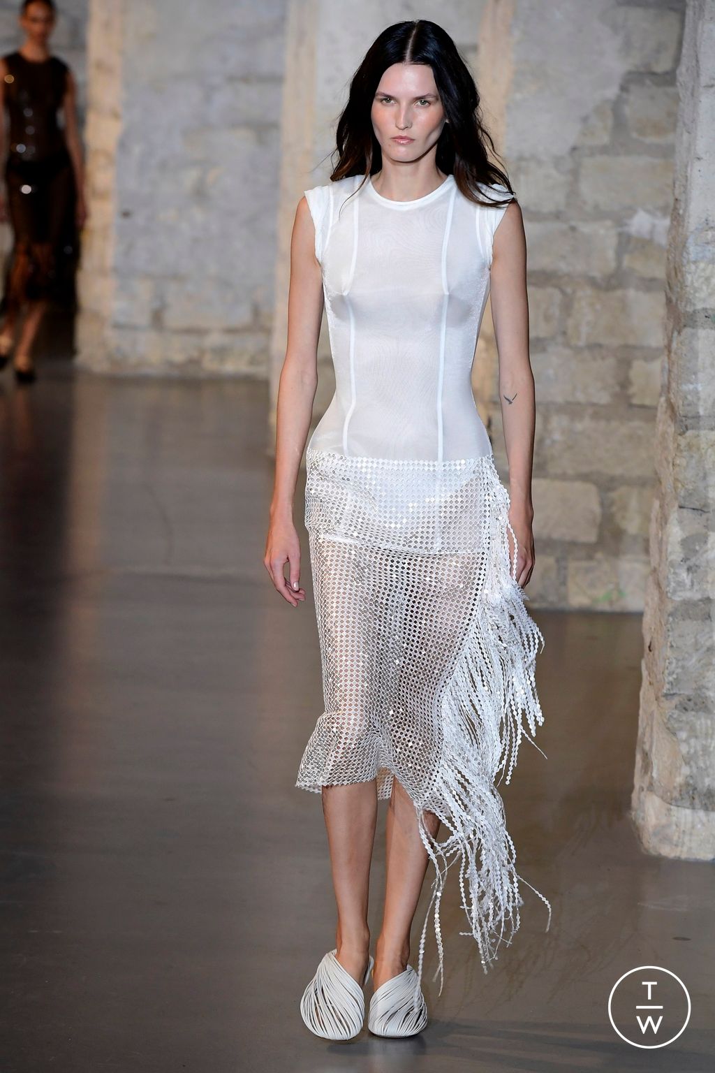 Fashion Week Paris Spring/Summer 2024 look 34 from the Christopher Esber collection womenswear