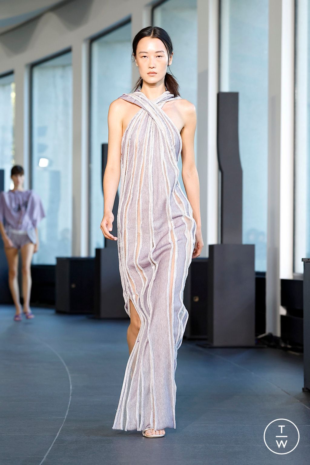 Fashion Week Paris Spring/Summer 2026 look 8 from the Christopher Esber collection womenswear