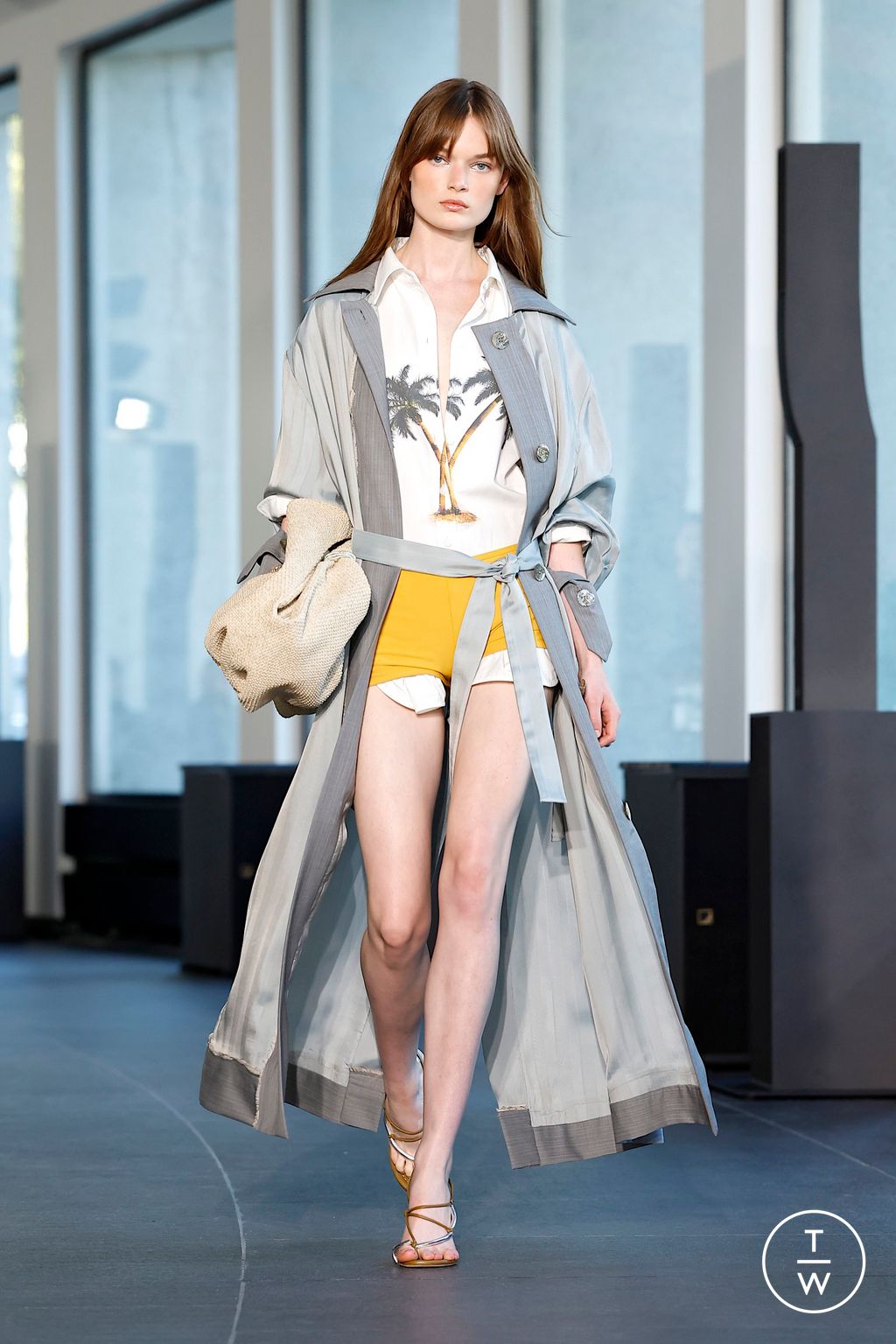 Fashion Week Paris Spring/Summer 2026 look 10 from the Christopher Esber collection womenswear
