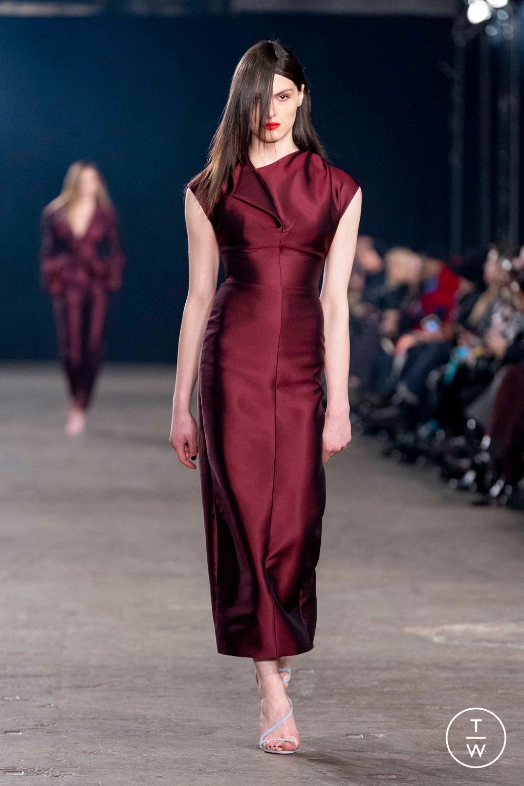 Fashion Week New York Fall/Winter 2025 look 5 from the Christopher John Rogers collection womenswear