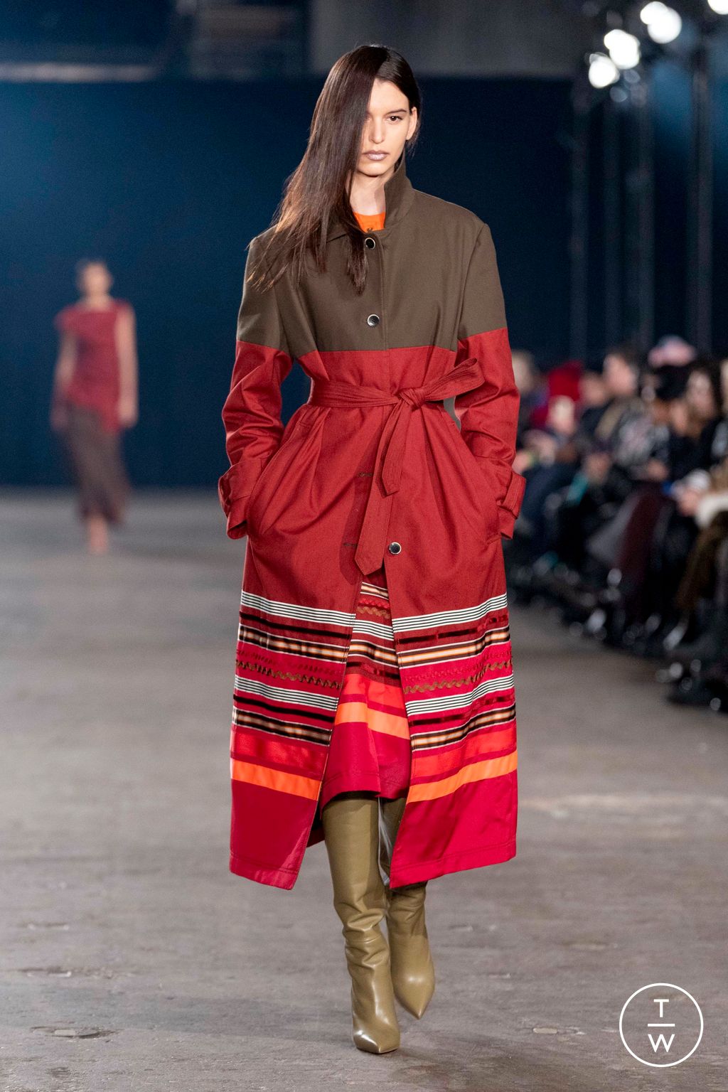 Fashion Week New York Fall/Winter 2025 look 7 from the Christopher John Rogers collection womenswear
