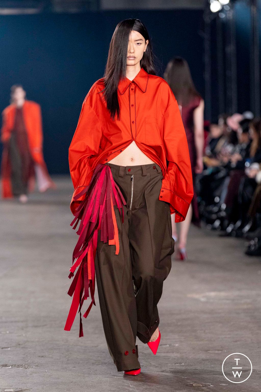 Fashion Week New York Fall/Winter 2025 look 11 from the Christopher John Rogers collection womenswear