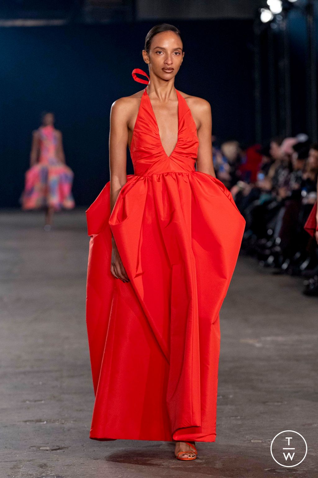 Fashion Week New York Fall/Winter 2025 look 13 from the Christopher John Rogers collection womenswear