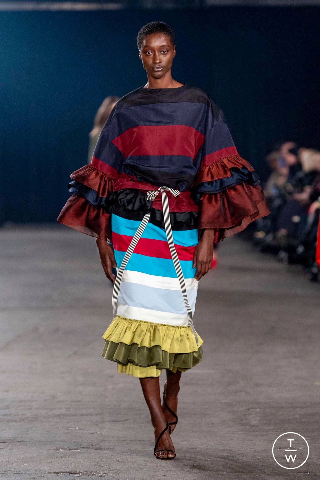 Fashion Week New York Fall/Winter 2025 look 16 from the Christopher John Rogers collection womenswear