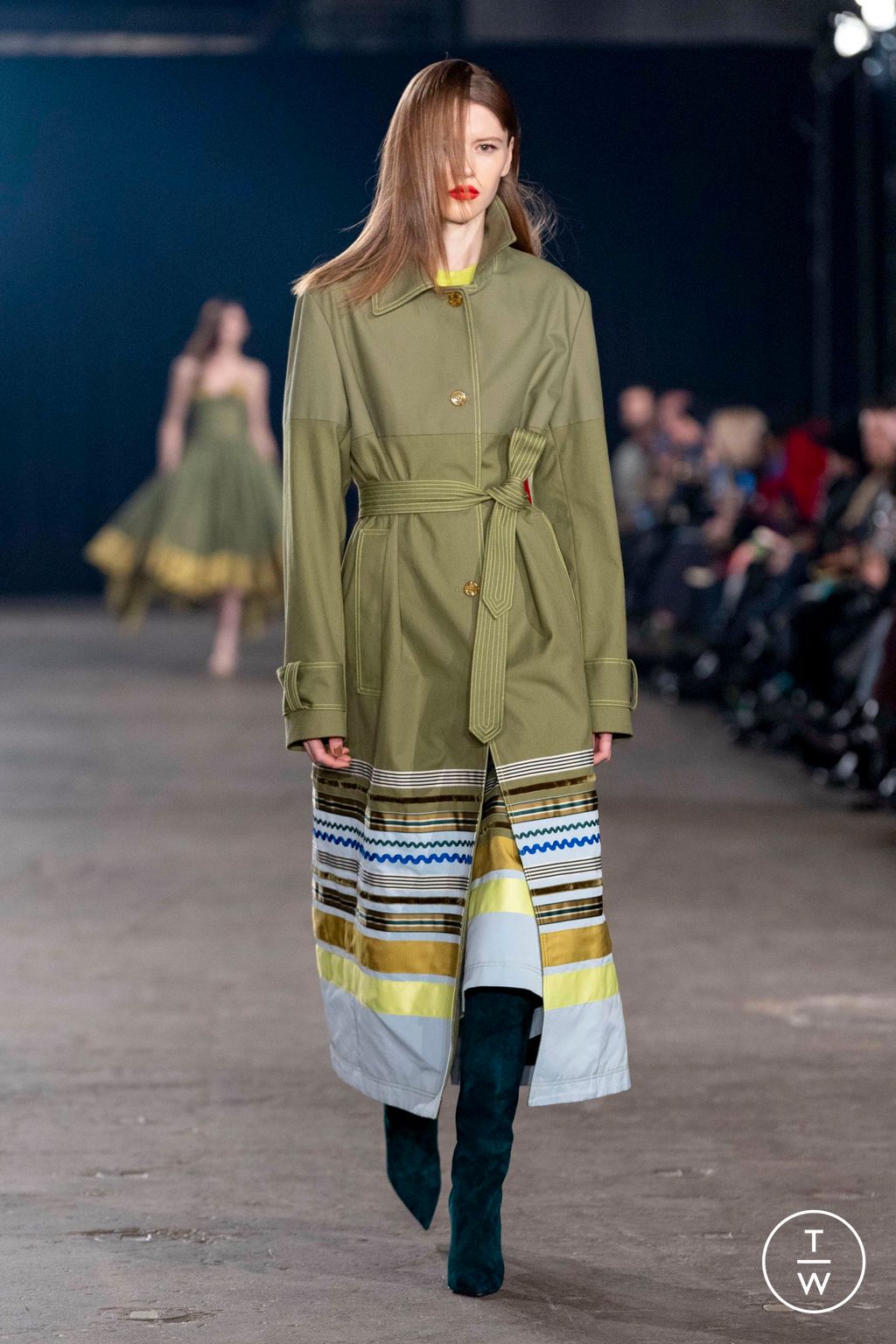 Fashion Week New York Fall/Winter 2025 look 17 from the Christopher John Rogers collection womenswear