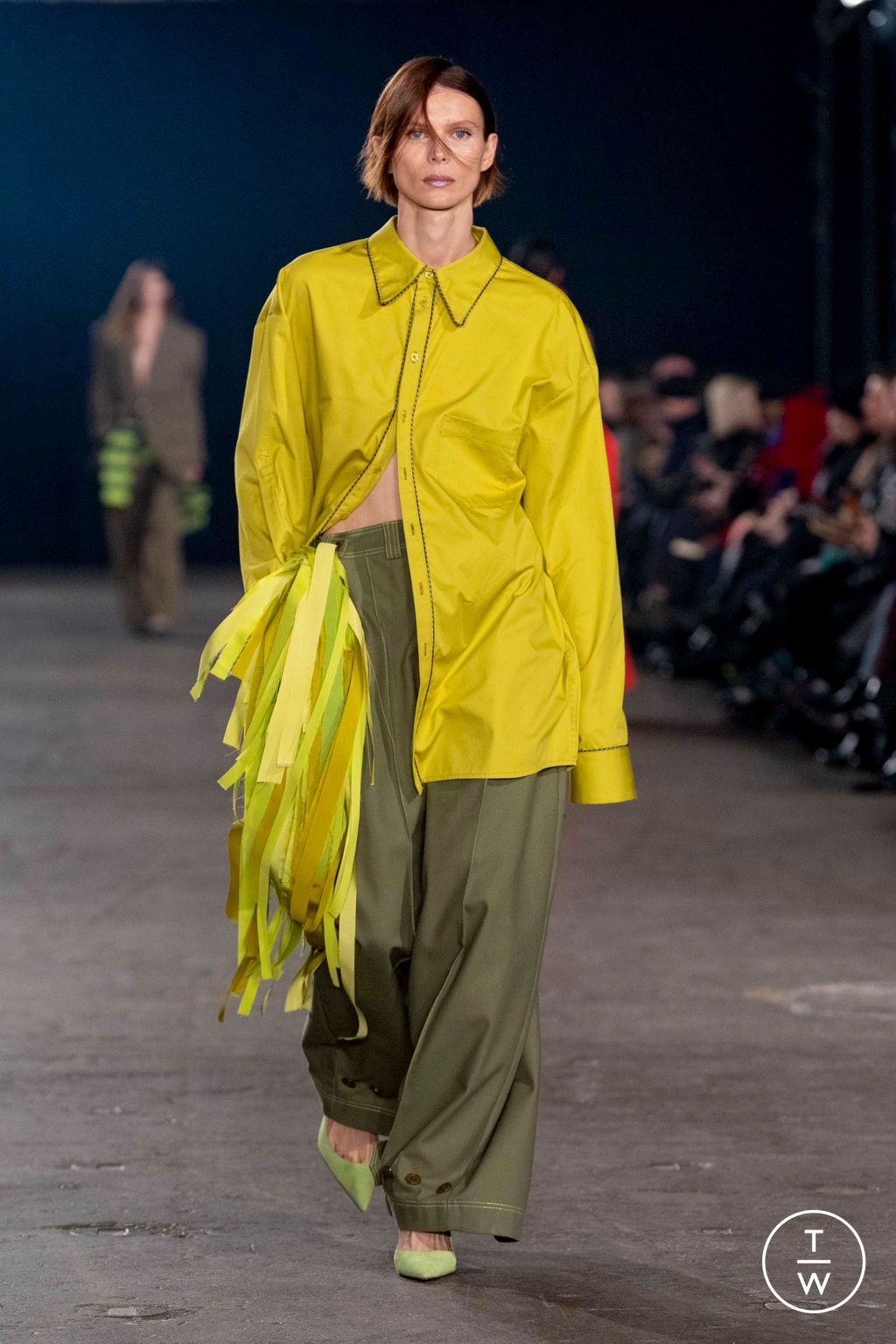 Fashion Week New York Fall/Winter 2025 look 19 from the Christopher John Rogers collection womenswear