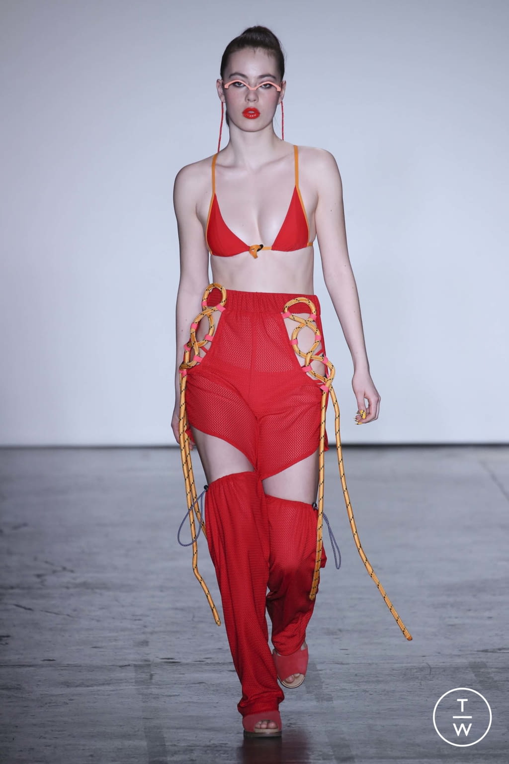 Fashion Week New York Fall/Winter 2018 look 2 from the Chromat collection womenswear