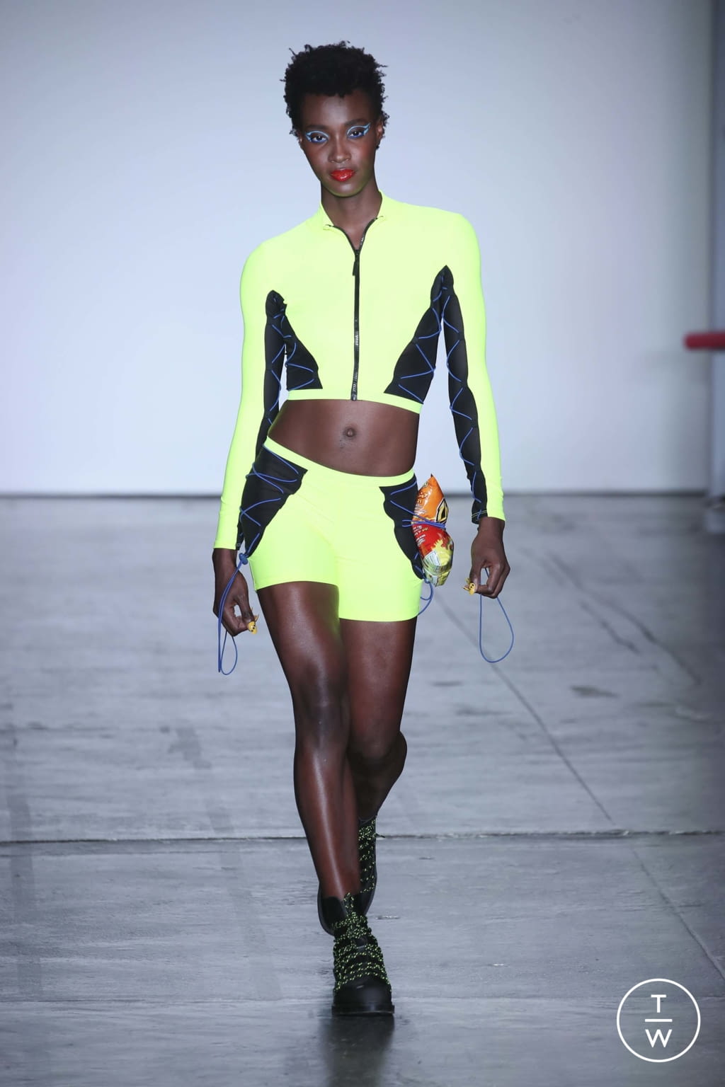 Fashion Week New York Fall/Winter 2018 look 14 from the Chromat collection womenswear