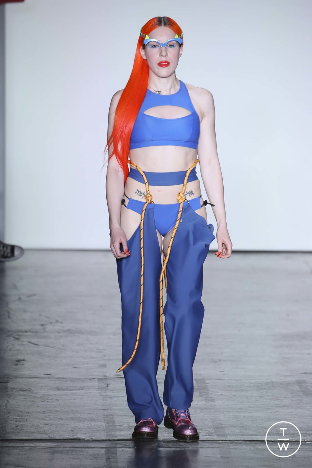 Fashion Week New York Fall/Winter 2018 look 29 from the Chromat collection womenswear