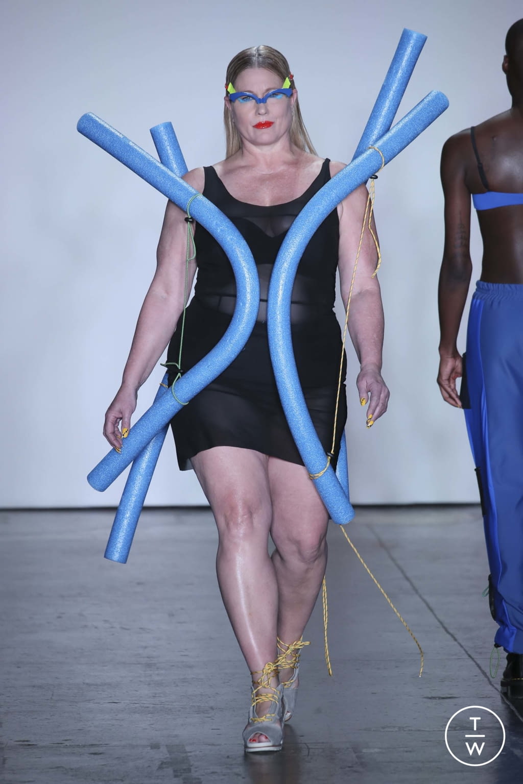 Fashion Week New York Fall/Winter 2018 look 32 from the Chromat collection womenswear