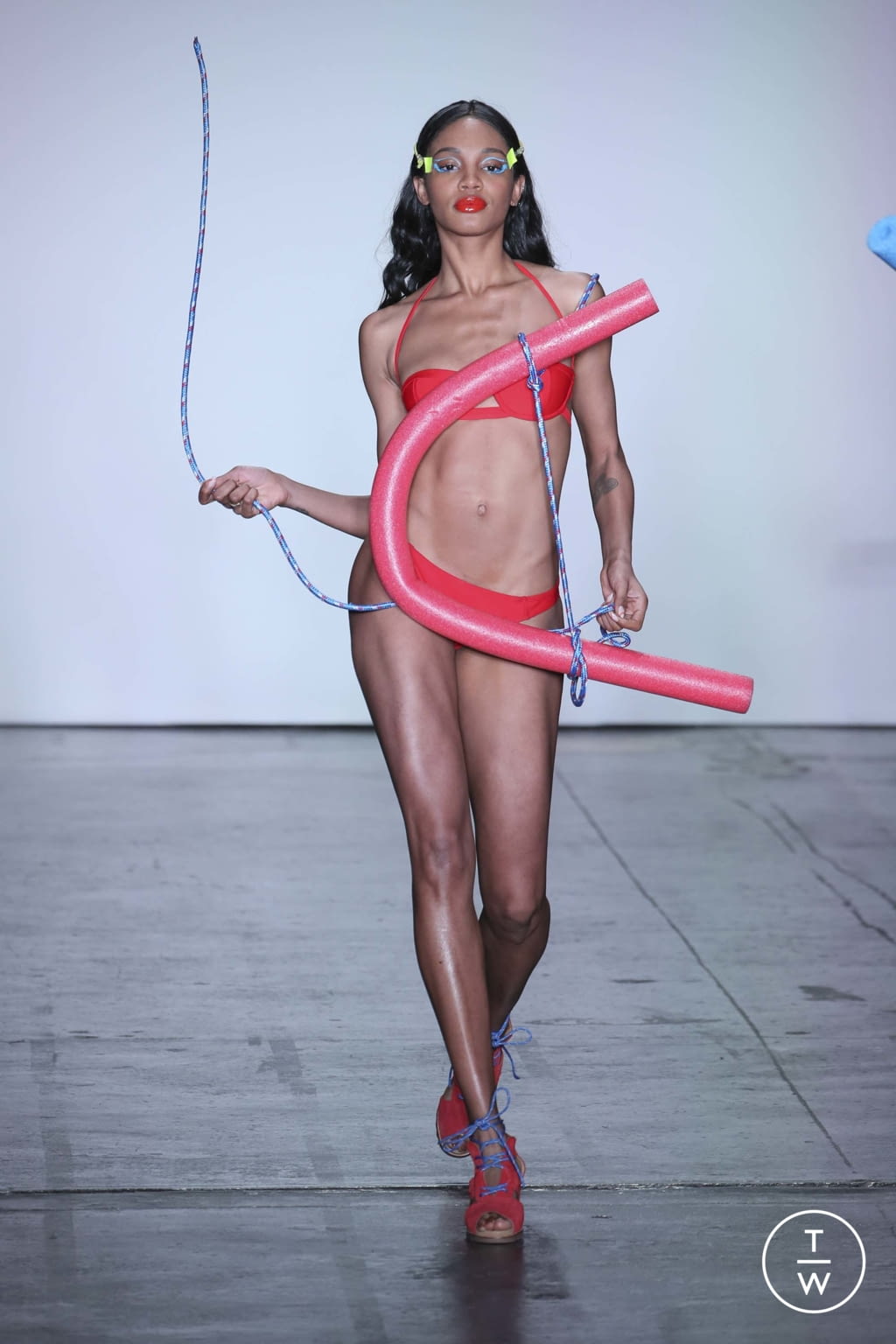 Fashion Week New York Fall/Winter 2018 look 33 from the Chromat collection womenswear