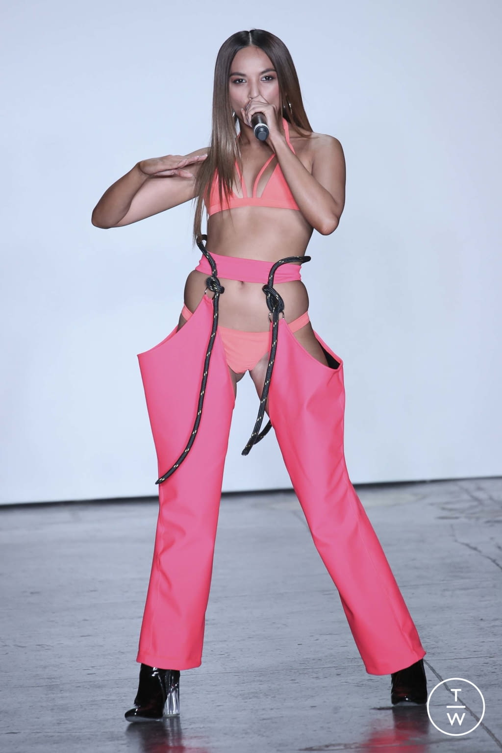Fashion Week New York Fall/Winter 2018 look 34 from the Chromat collection womenswear