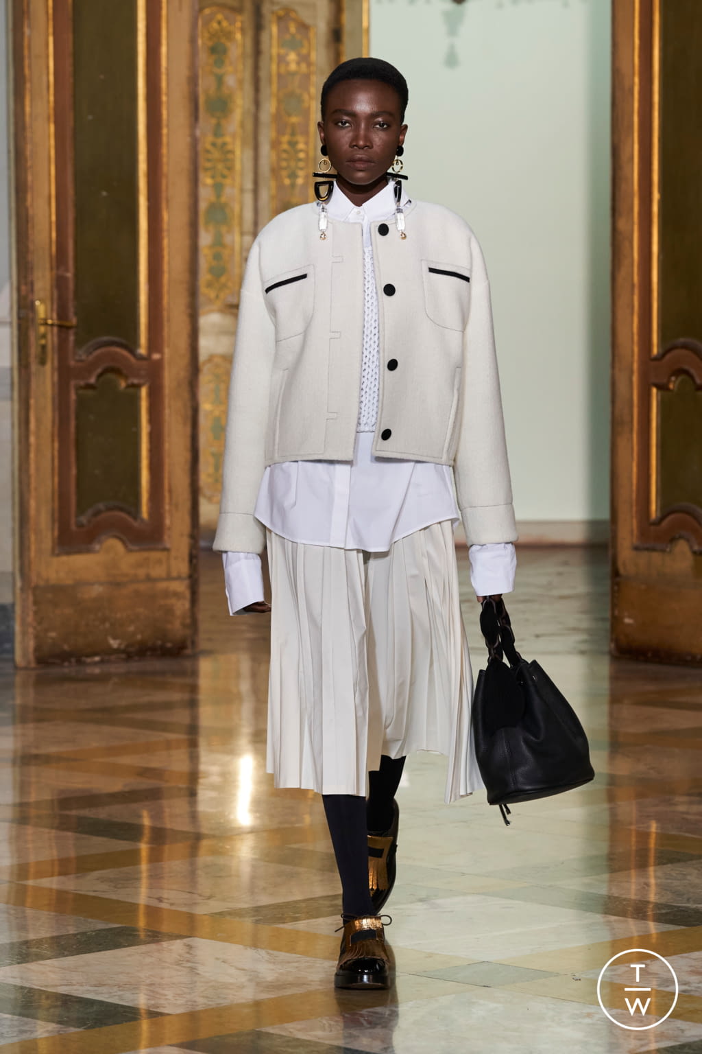 Fashion Week Milan Fall/Winter 2021 look 10 from the Cividini collection womenswear