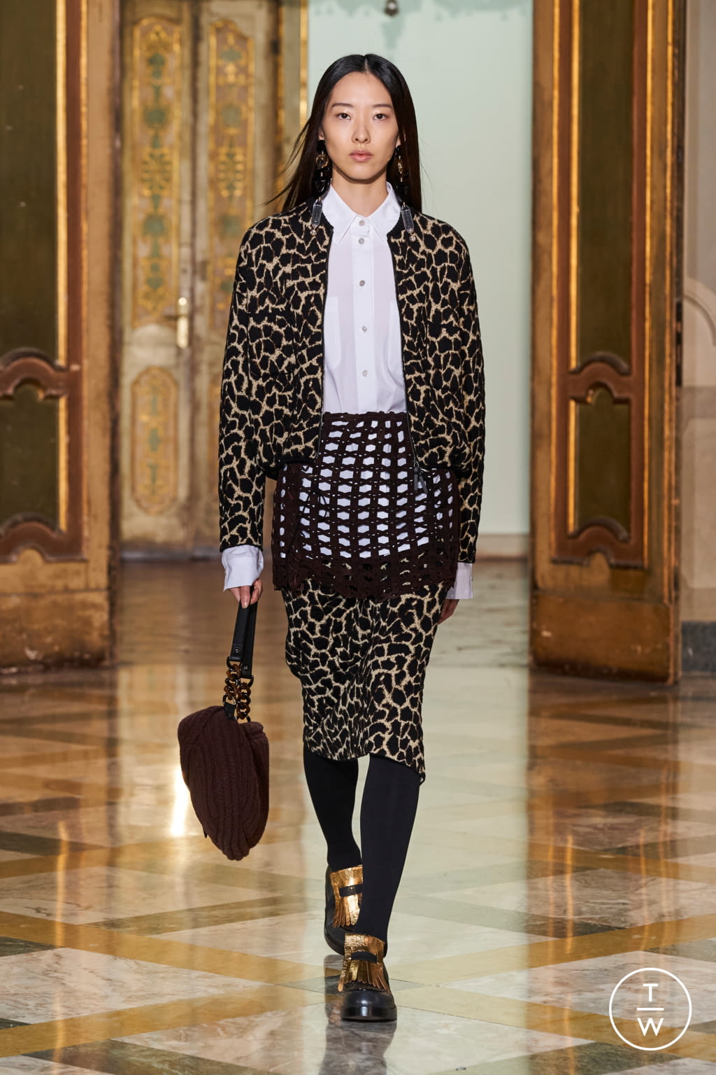 Fashion Week Milan Fall/Winter 2021 look 19 from the Cividini collection 女装