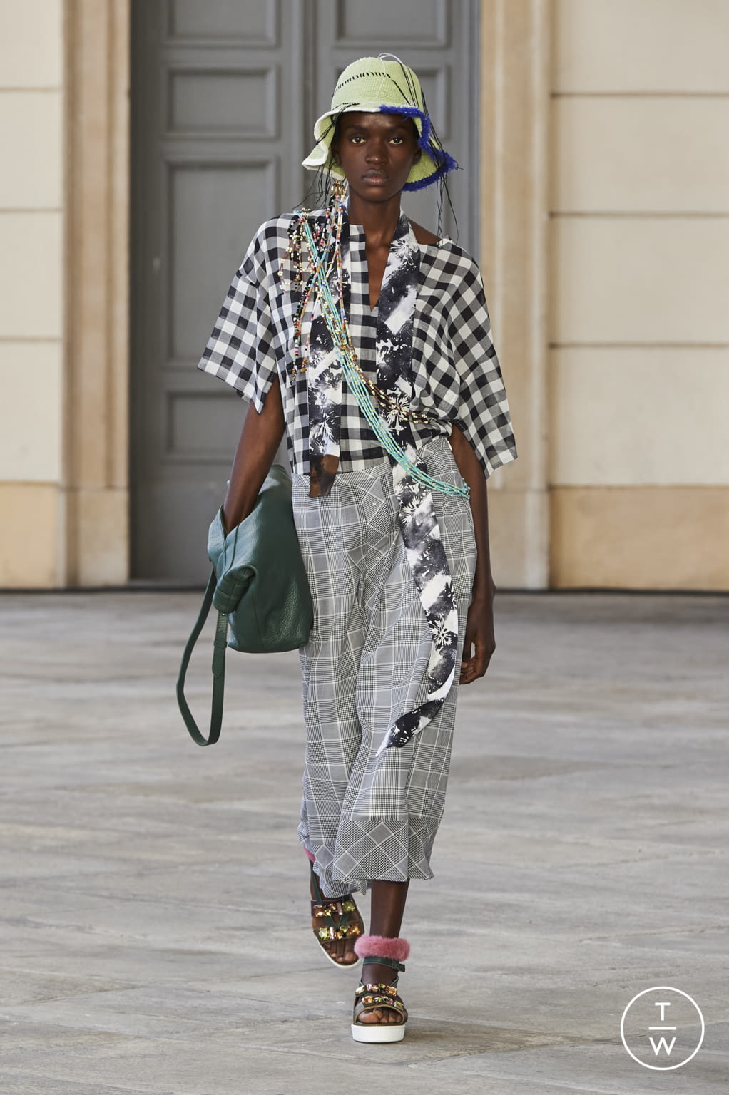 Fashion Week Milan Spring/Summer 2022 look 2 from the Cividini collection womenswear