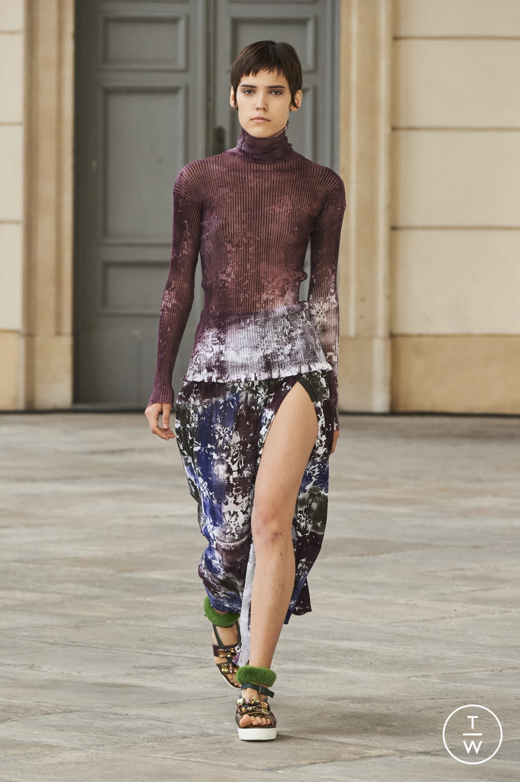 Fashion Week Milan Spring/Summer 2022 look 6 de la collection Cividini womenswear