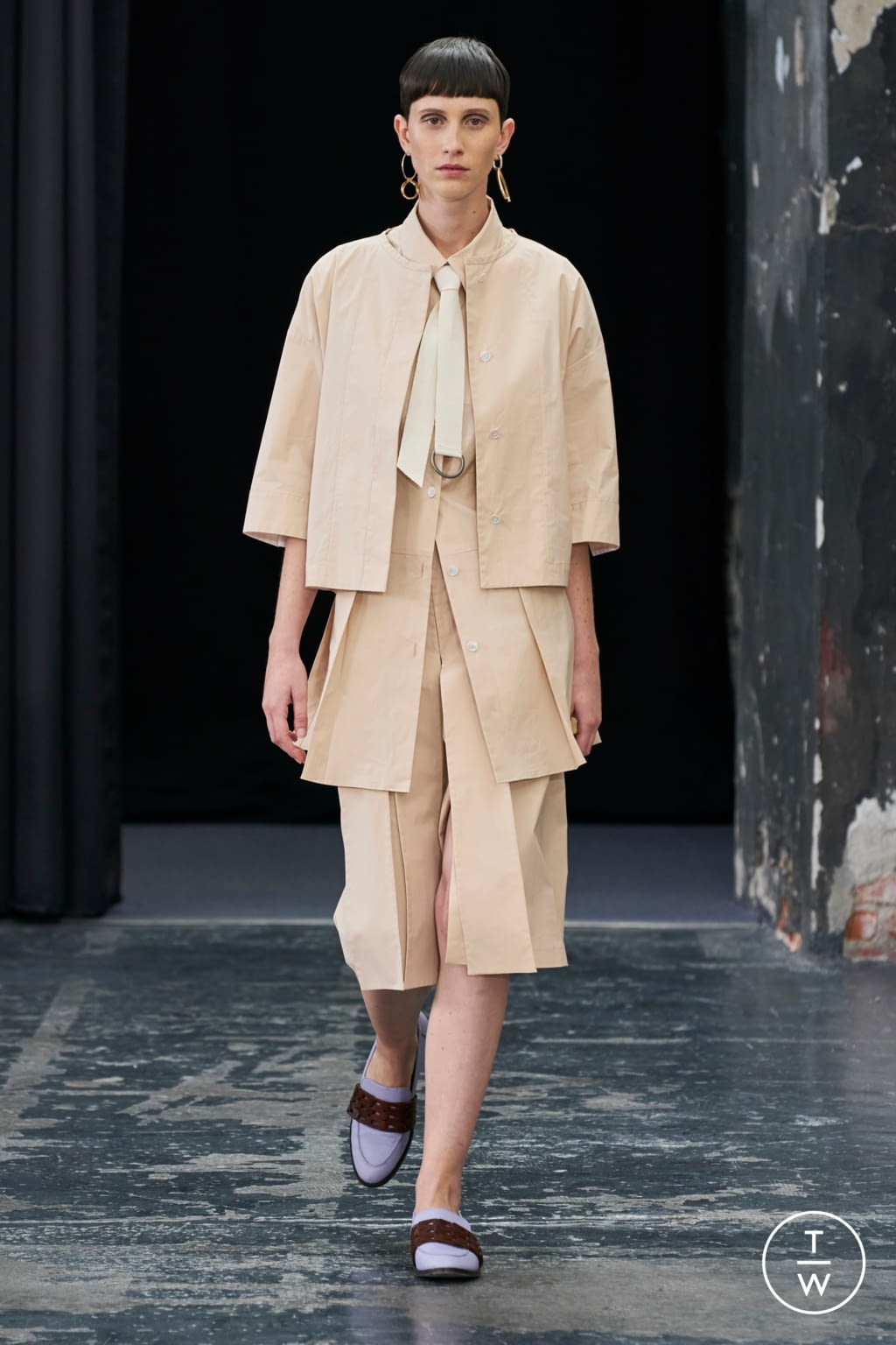 Fashion Week Milan Spring/Summer 2021 look 1 from the Cividini collection womenswear