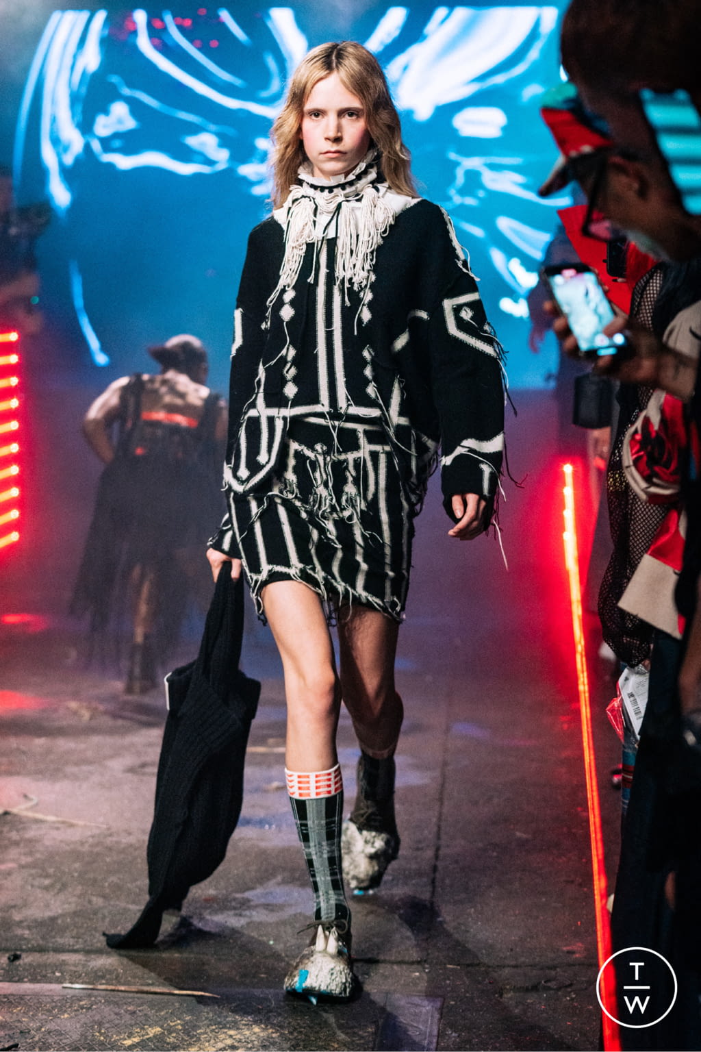 Fashion Week London Spring/Summer 2022 look 12 from the Charles Jeffrey LOVERBOY collection 女装