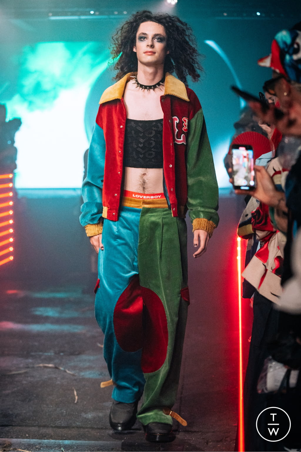 Fashion Week London Spring/Summer 2022 look 27 from the Charles Jeffrey LOVERBOY collection womenswear