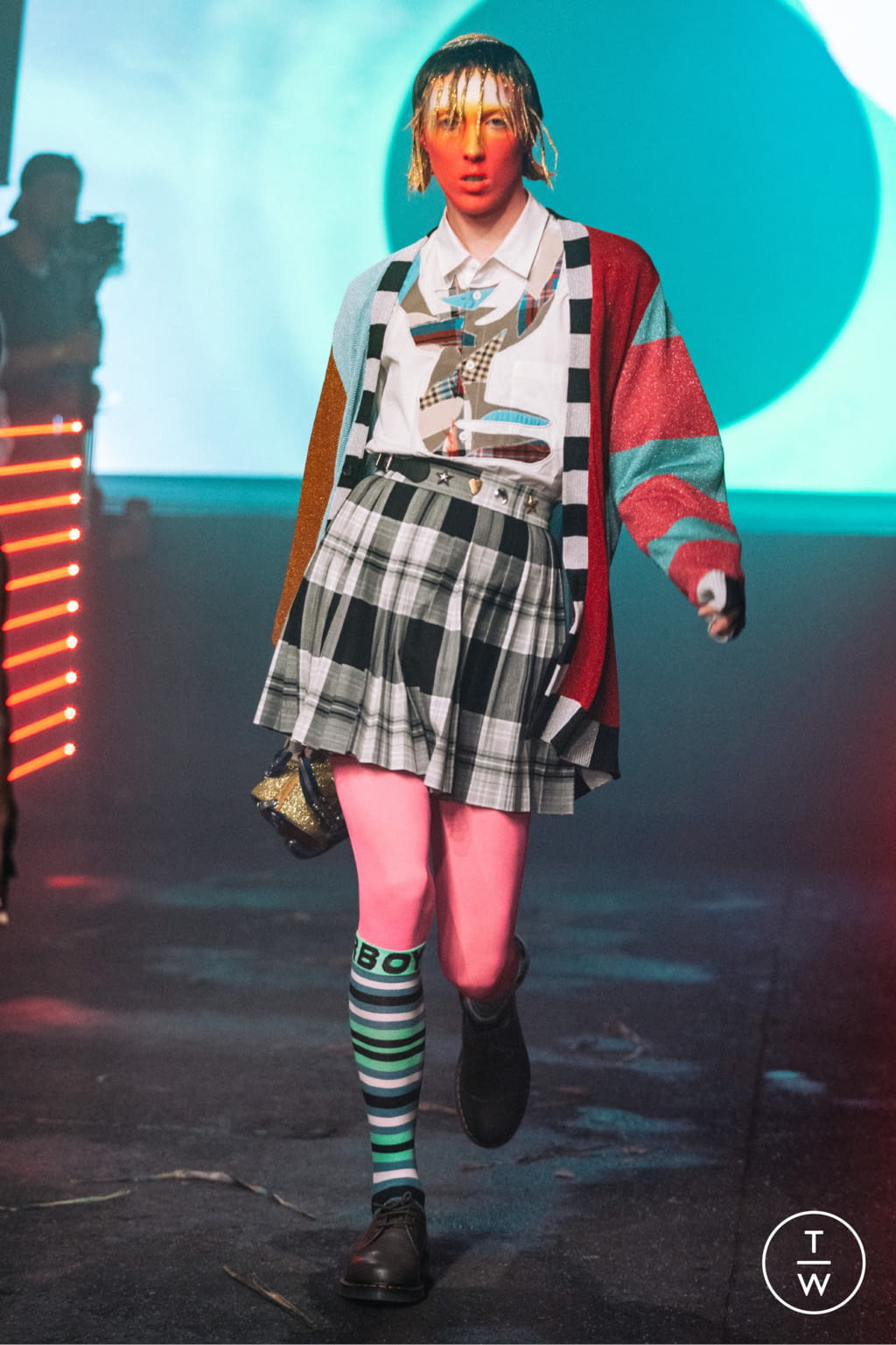 Fashion Week London Spring/Summer 2022 look 28 from the Charles Jeffrey LOVERBOY collection womenswear