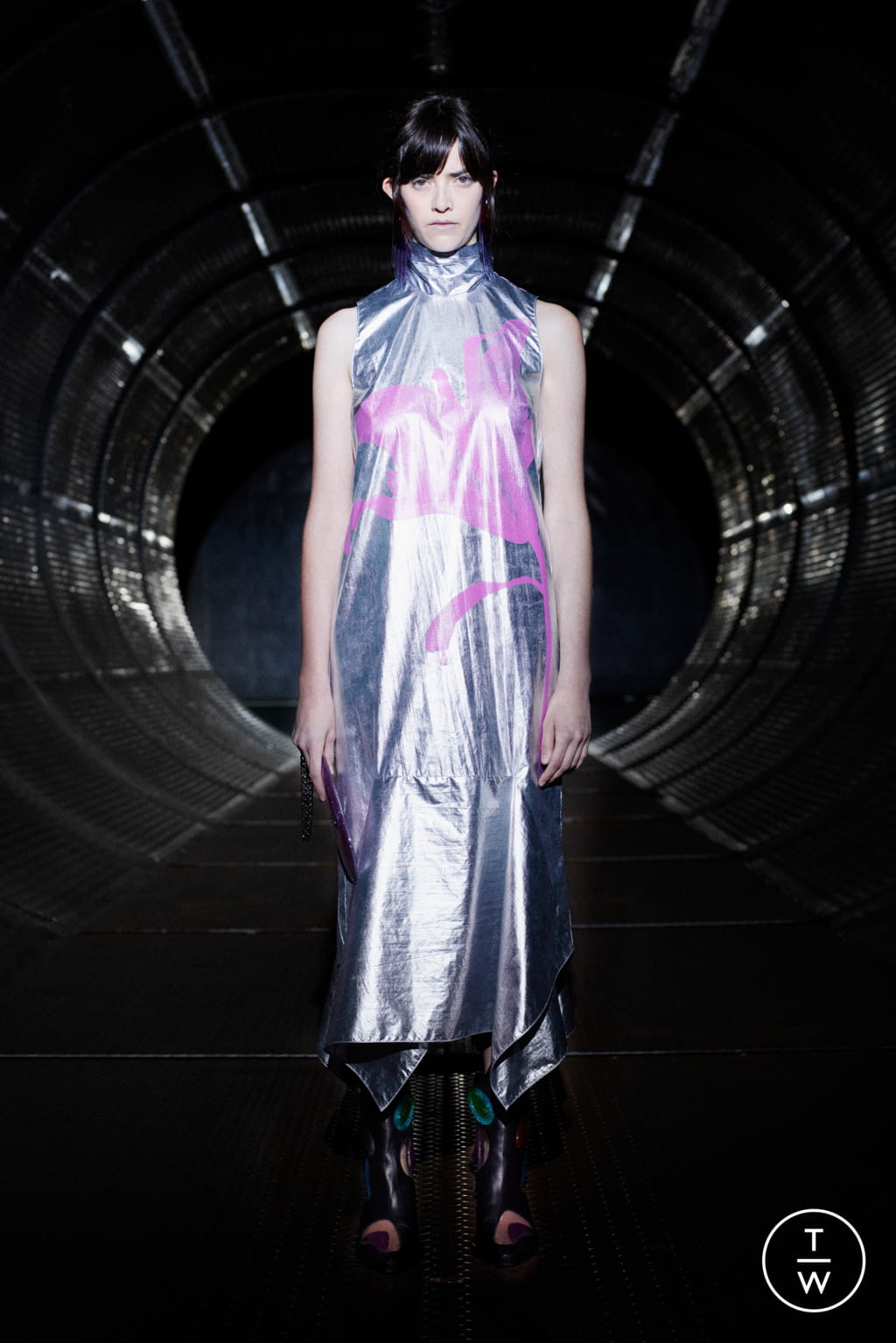 Fashion Week London Resort 2020 look 10 de la collection Christopher Kane womenswear