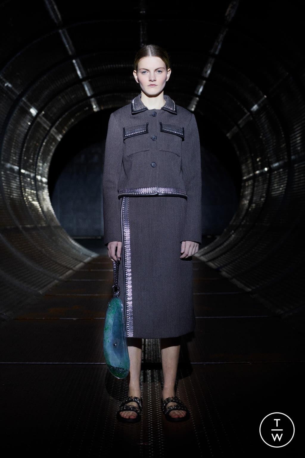 Fashion Week London Resort 2020 look 23 from the Christopher Kane collection womenswear