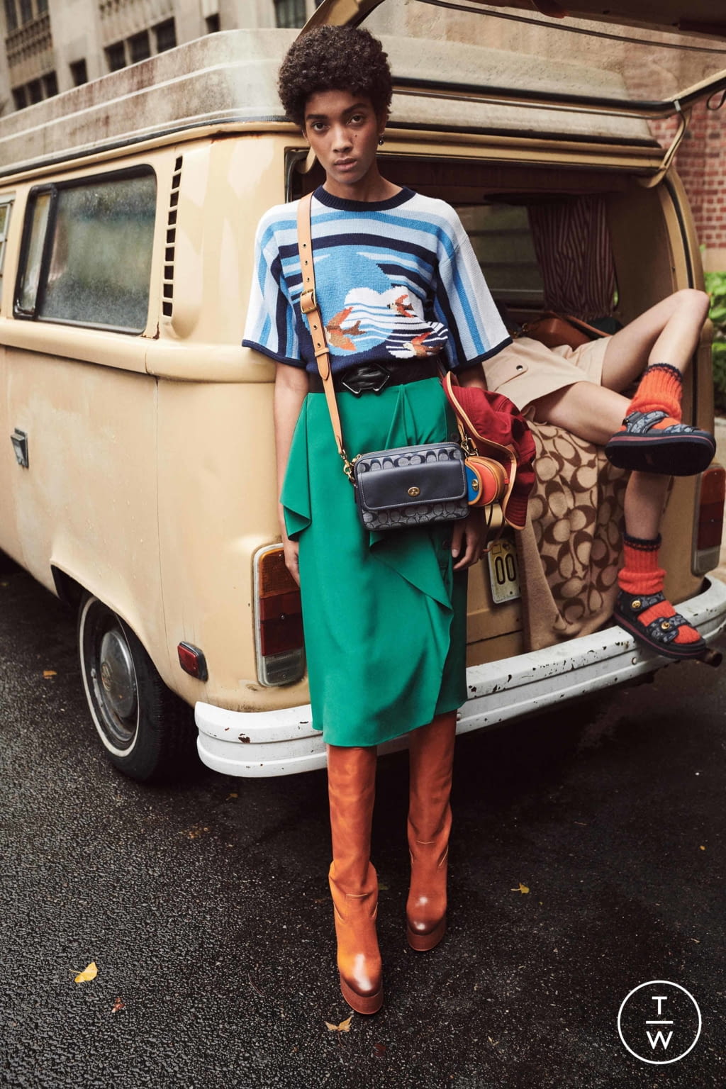 Fashion Week New York Pre-Fall 2020 look 4 from the Coach collection womenswear