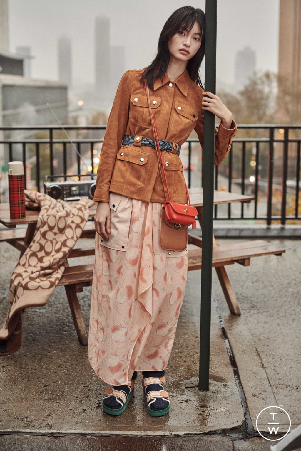 Fashion Week New York Pre-Fall 2020 look 5 from the Coach collection womenswear