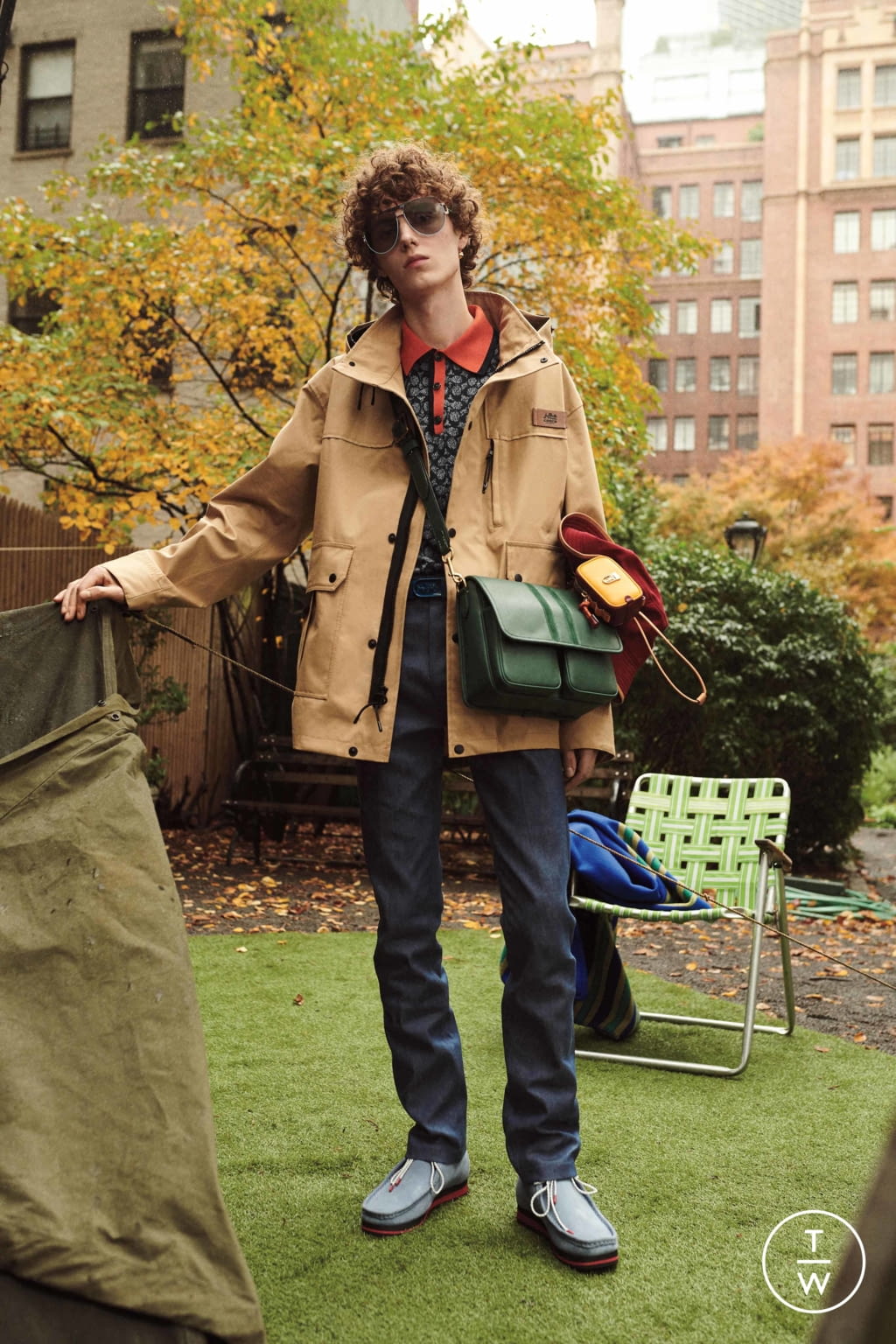 Fashion Week New York Pre-Fall 2020 look 6 from the Coach collection 女装