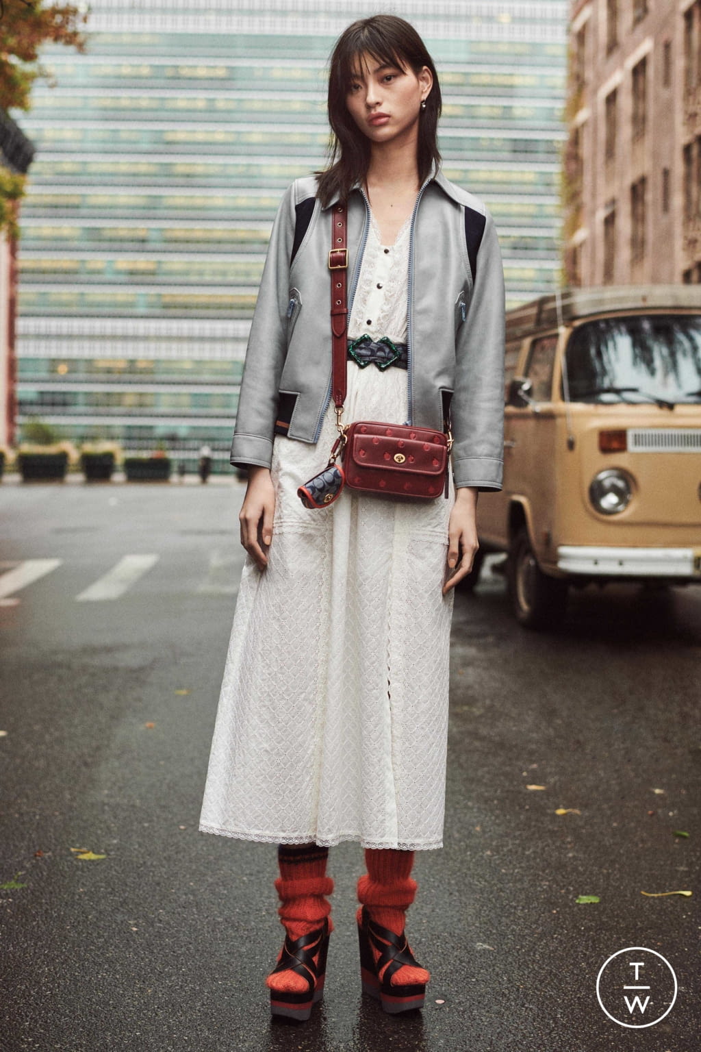 Fashion Week New York Pre-Fall 2020 look 8 from the Coach collection womenswear