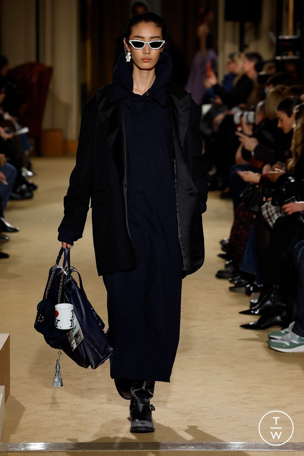 Fashion Week New York Fall/Winter 2024 look 4 from the Coach collection 女装