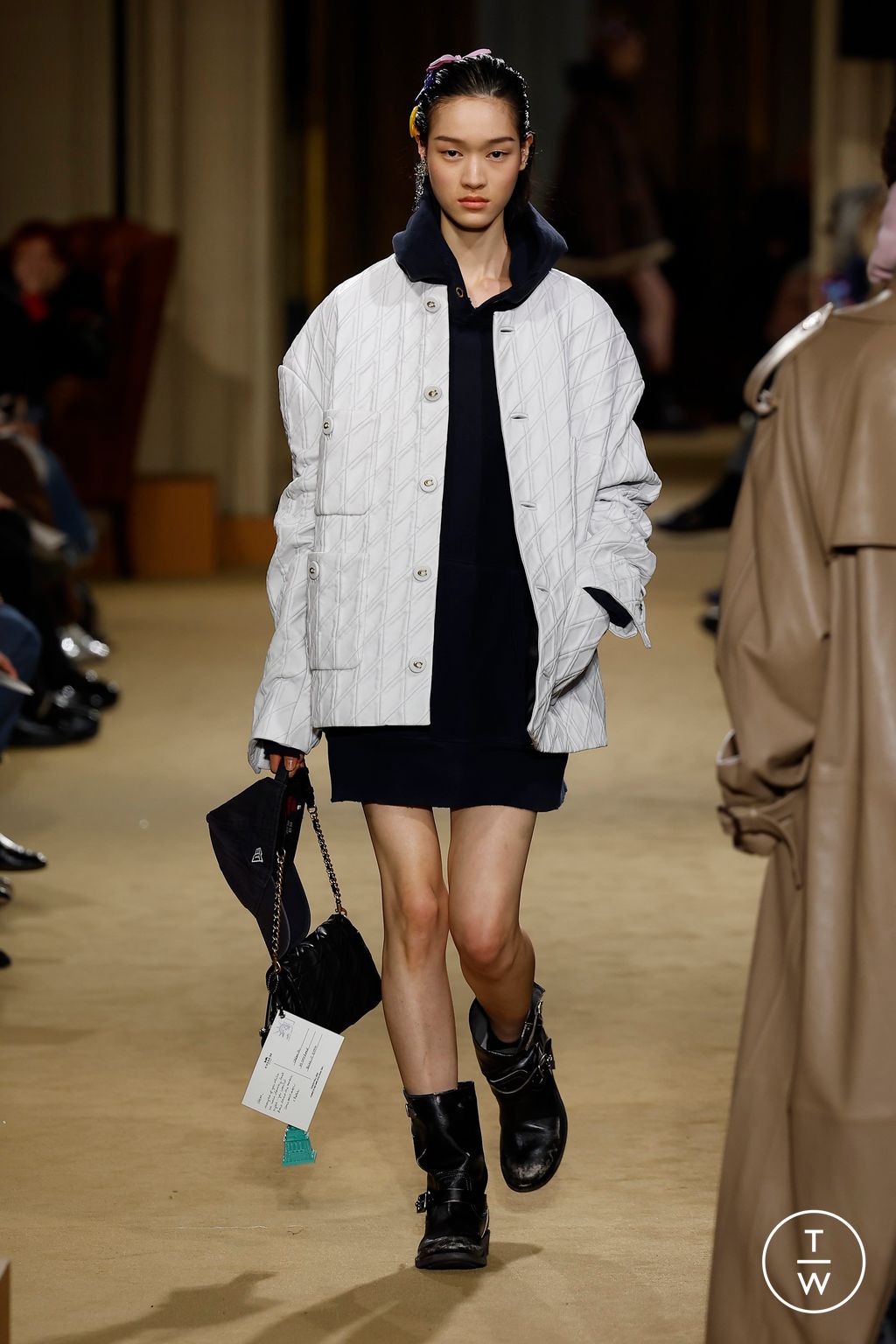 Fashion Week New York Fall/Winter 2024 look 21 from the Coach collection womenswear