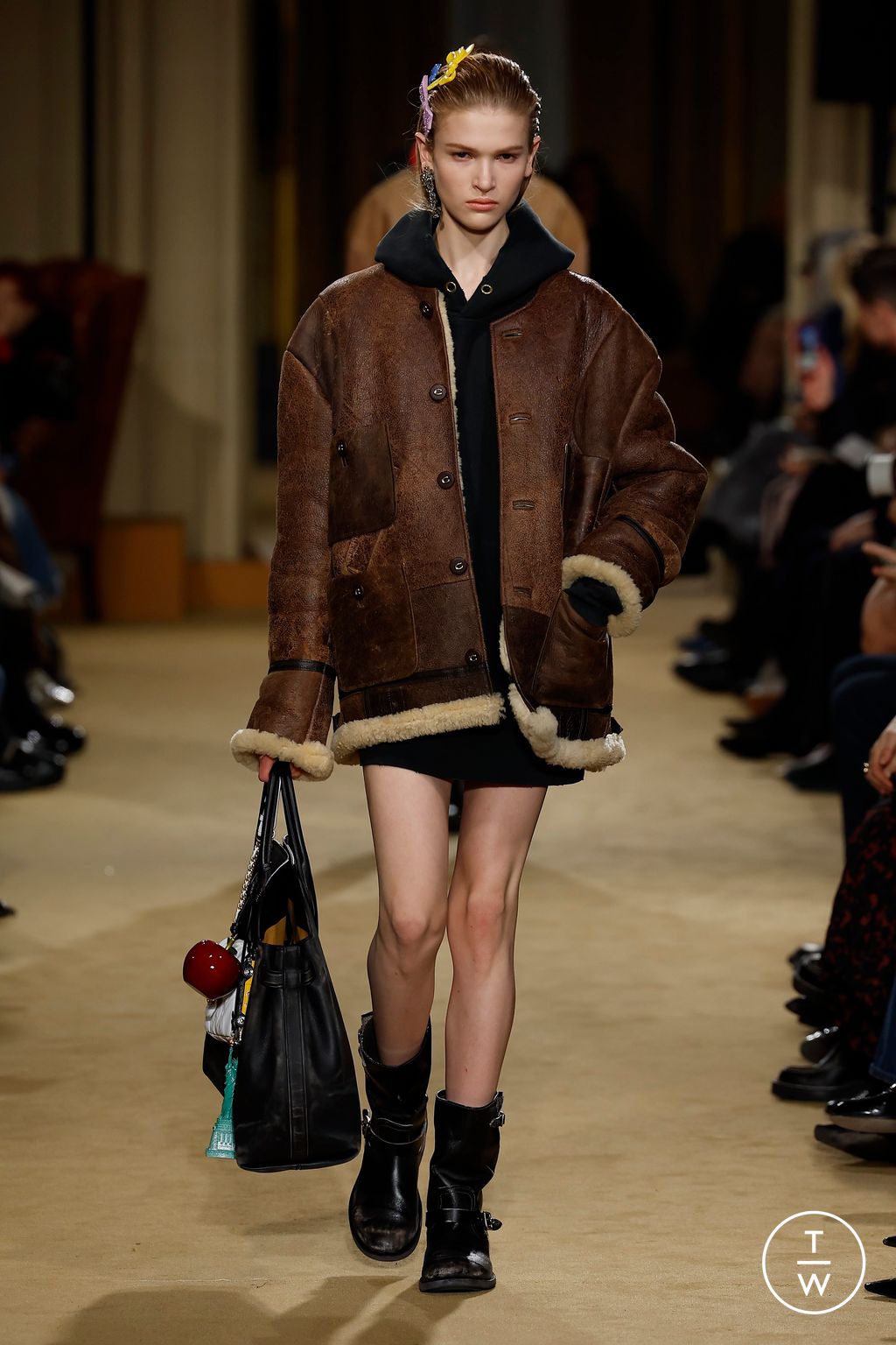 Fashion Week New York Fall/Winter 2024 look 23 from the Coach collection 女装