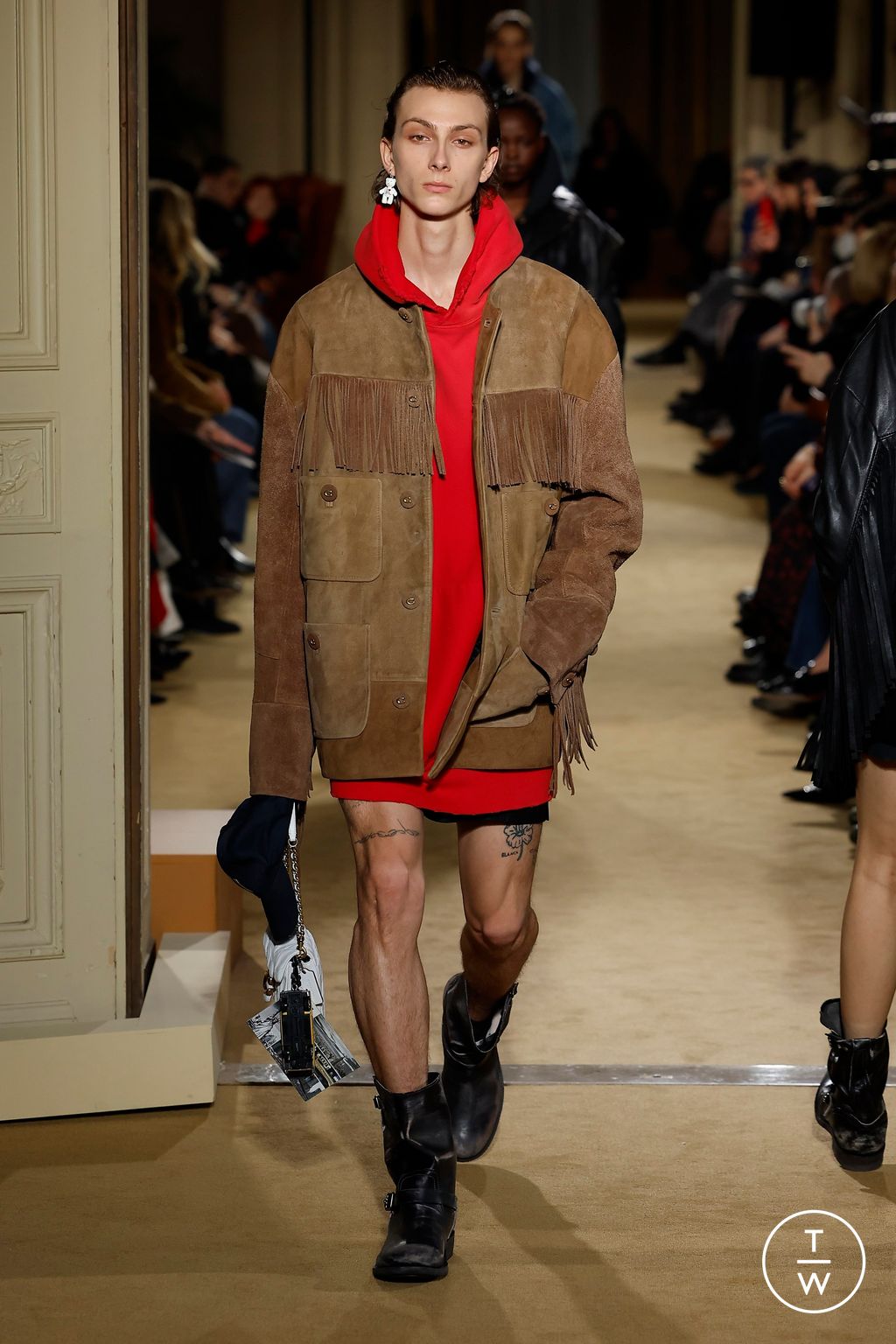 Fashion Week New York Fall/Winter 2024 look 24 from the Coach collection womenswear