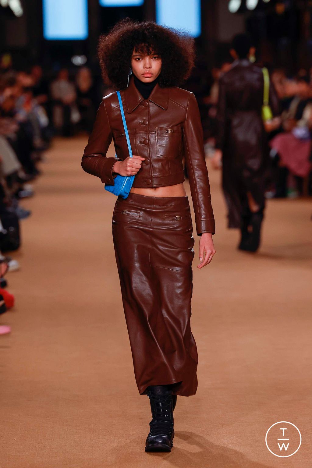 Fashion Week New York Fall/Winter 2023 look 4 from the Coach collection womenswear