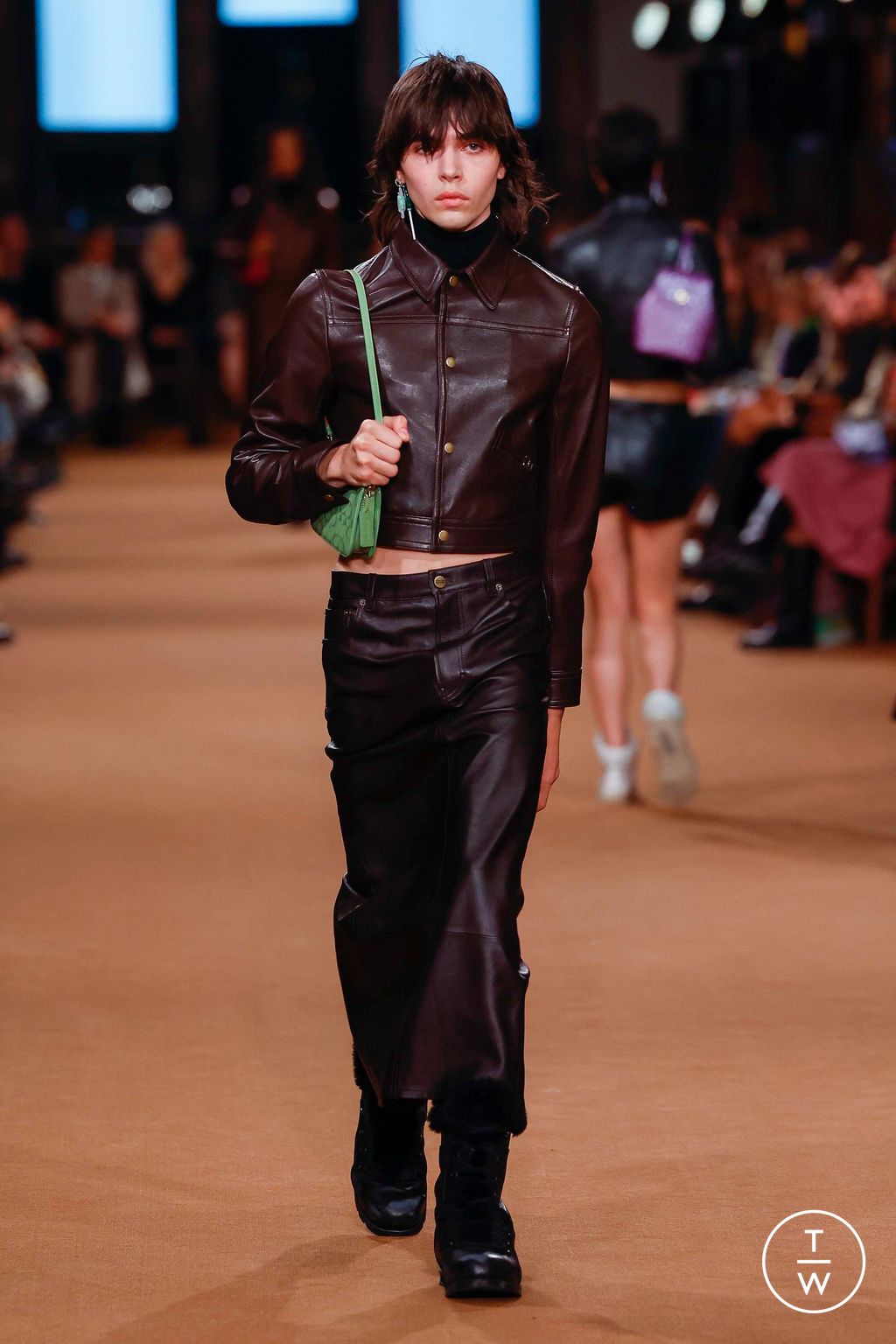 Fashion Week New York Fall/Winter 2023 look 12 from the Coach collection womenswear