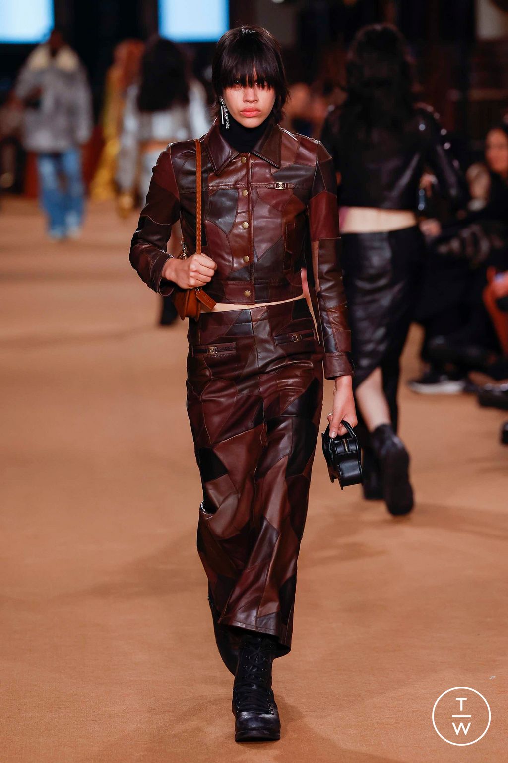 Fashion Week New York Fall/Winter 2023 look 28 from the Coach collection womenswear