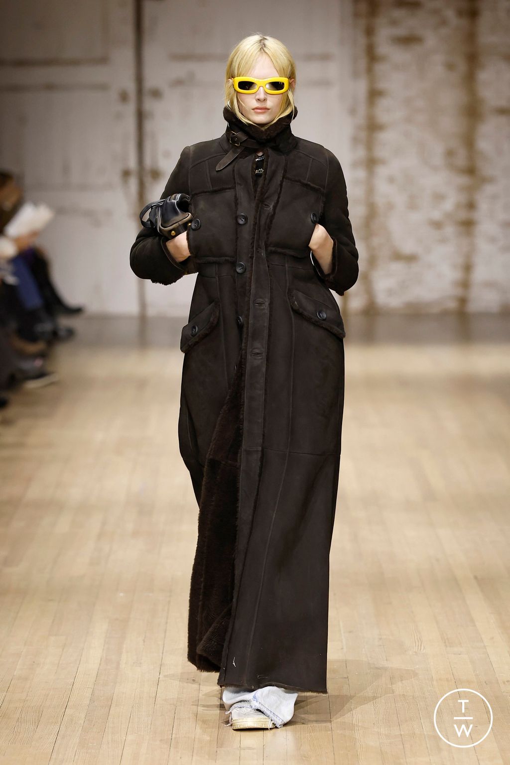 Fashion Week New York Fall/Winter 2025 look 5 from the Coach collection womenswear