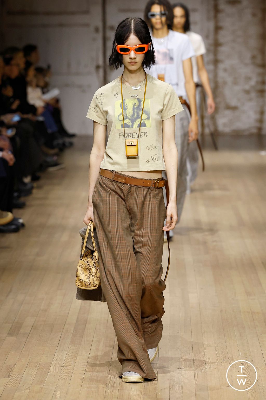 Fashion Week New York Fall/Winter 2025 look 10 from the Coach collection womenswear