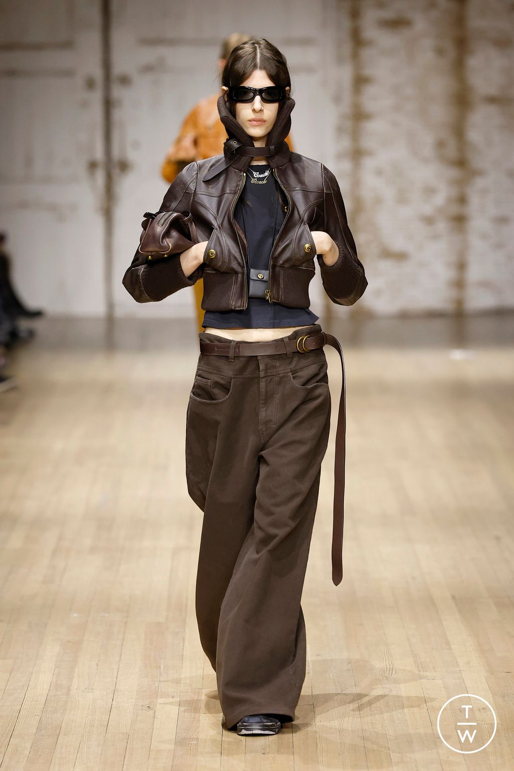 Fashion Week New York Fall/Winter 2025 look 31 from the Coach collection 女装