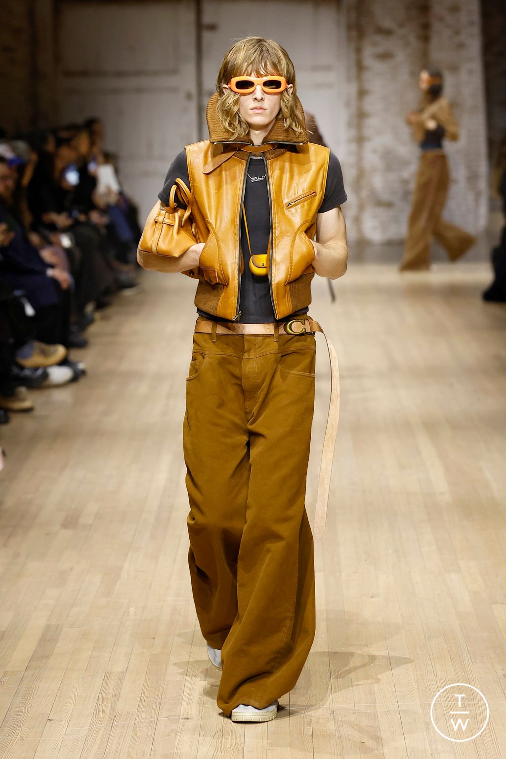 Fashion Week New York Fall/Winter 2025 look 34 from the Coach collection womenswear