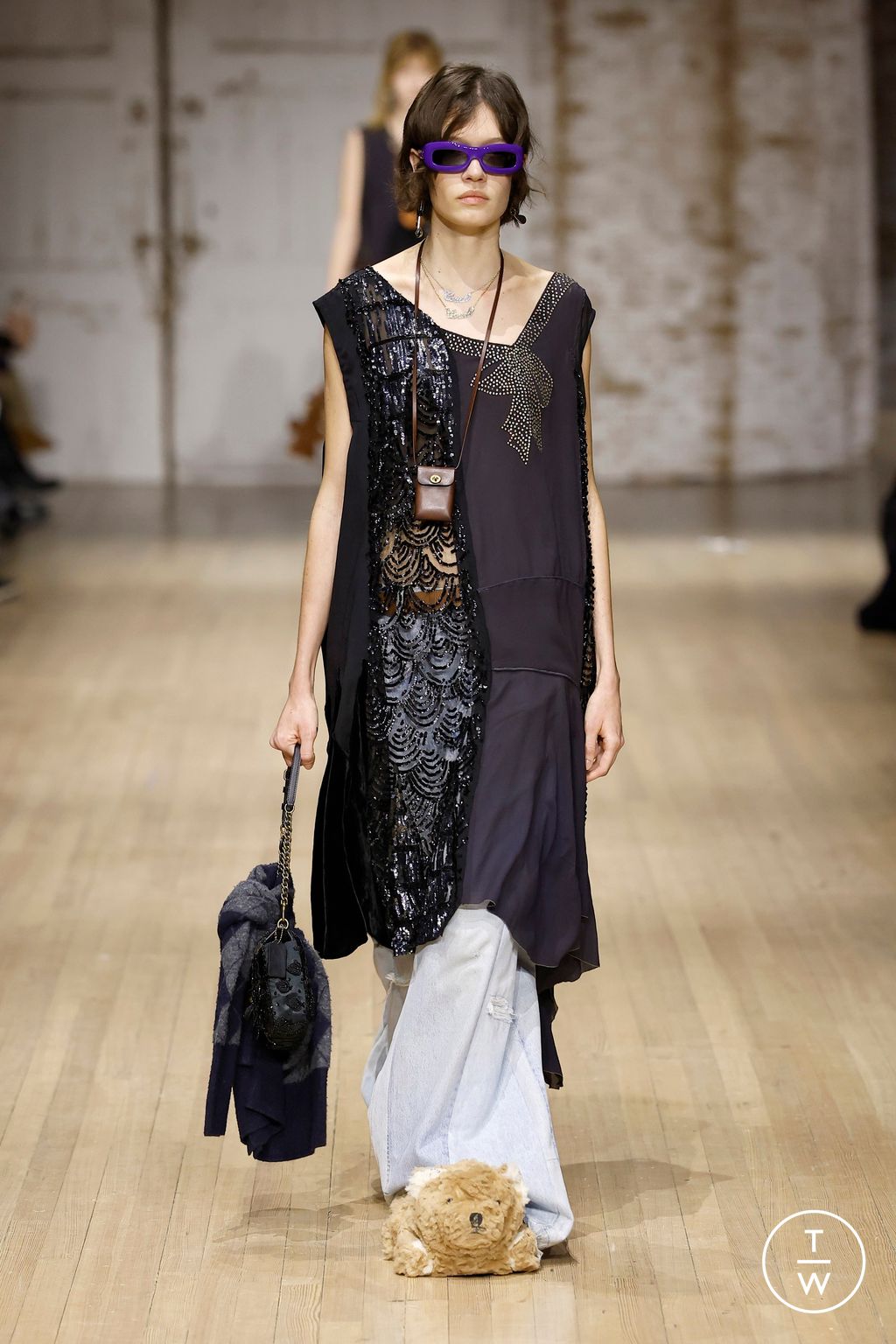 Fashion Week New York Fall/Winter 2025 look 41 from the Coach collection 女装