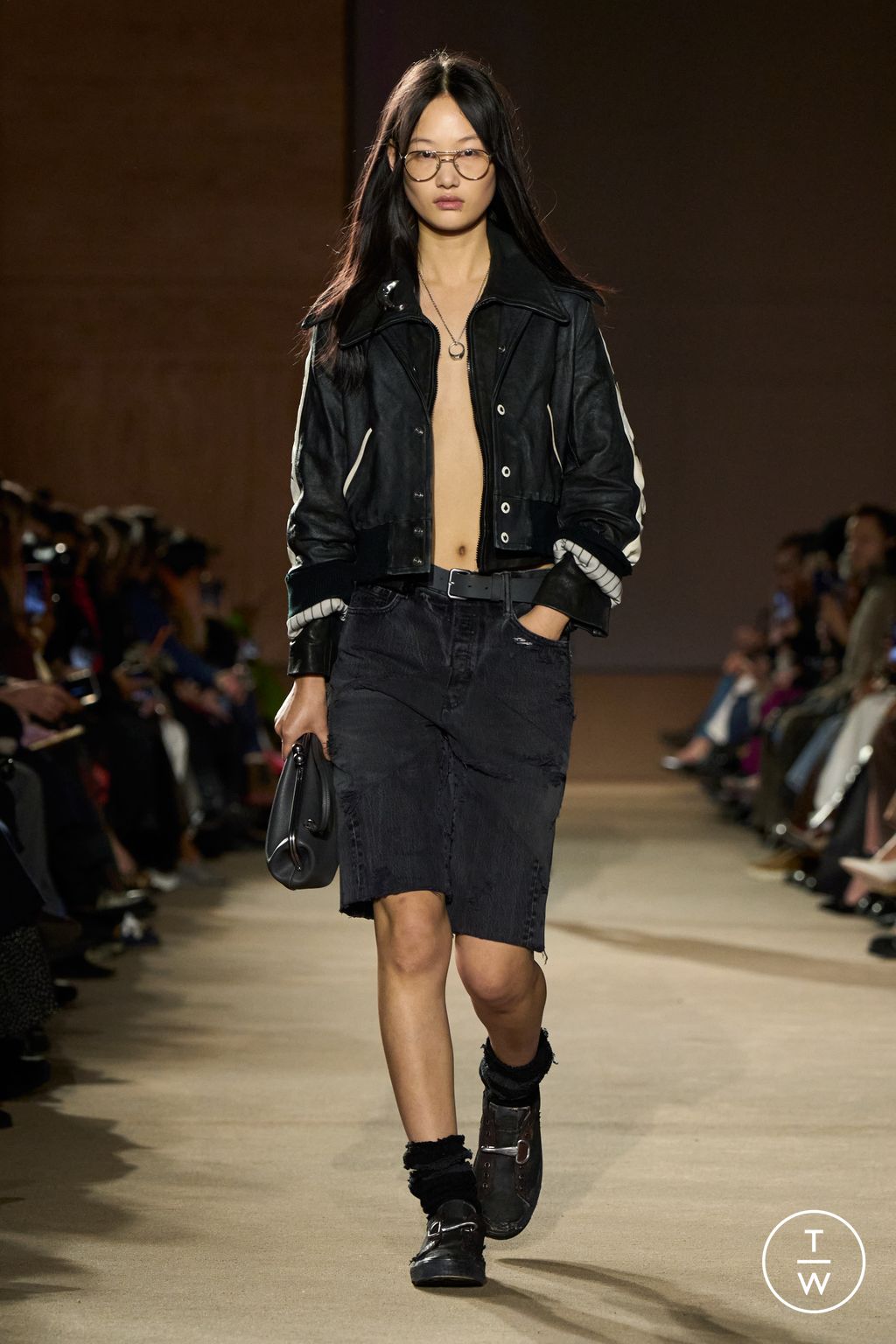 Fashion Week New York Fall/Winter 2026 look 10 from the Coach collection womenswear