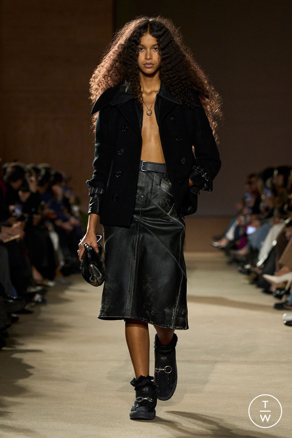 Fashion Week New York Fall/Winter 2026 look 24 from the Coach collection womenswear