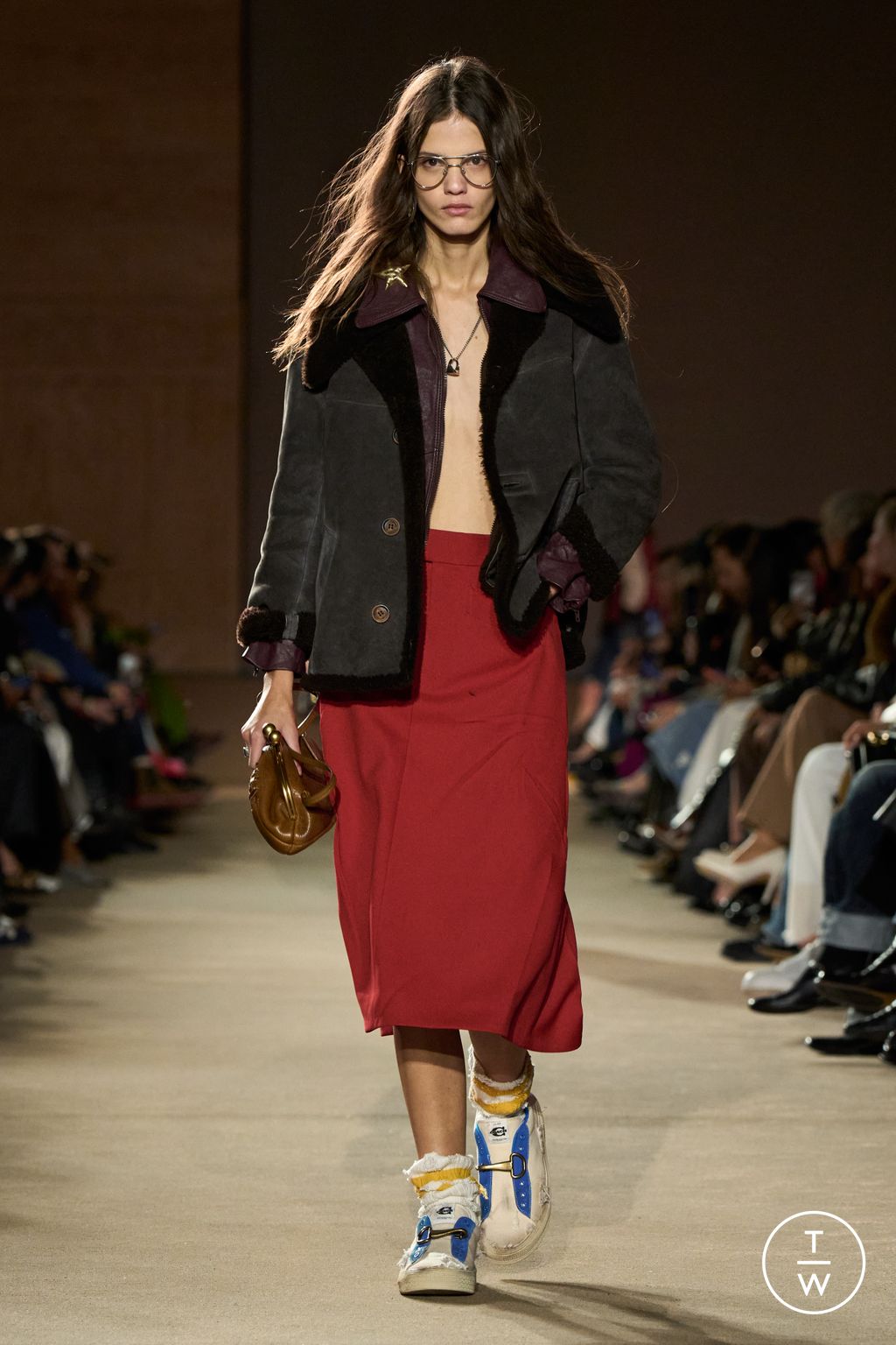 Fashion Week New York Fall/Winter 2026 look 38 from the Coach collection womenswear