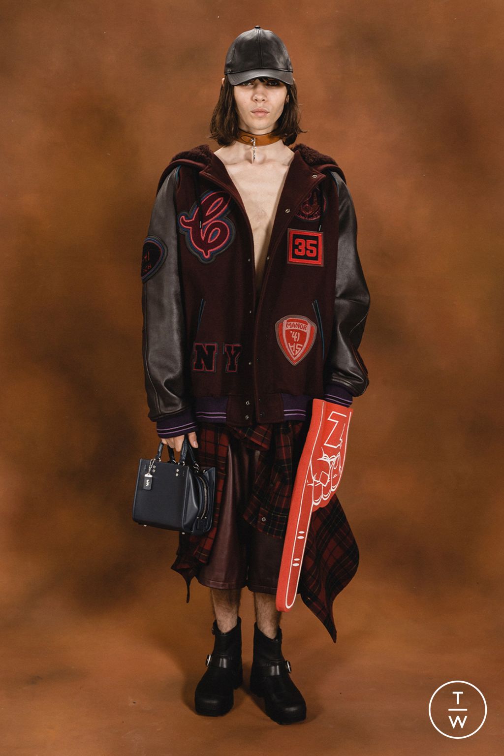 Fashion Week New York Resort 2023 look 7 from the Coach collection womenswear