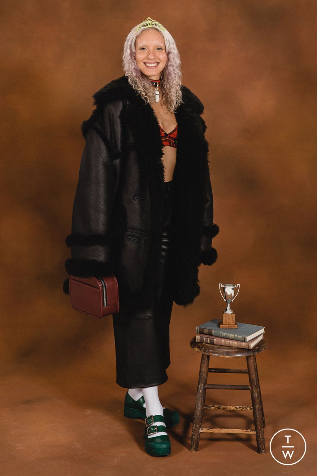 Fashion Week New York Resort 2023 look 14 from the Coach collection womenswear